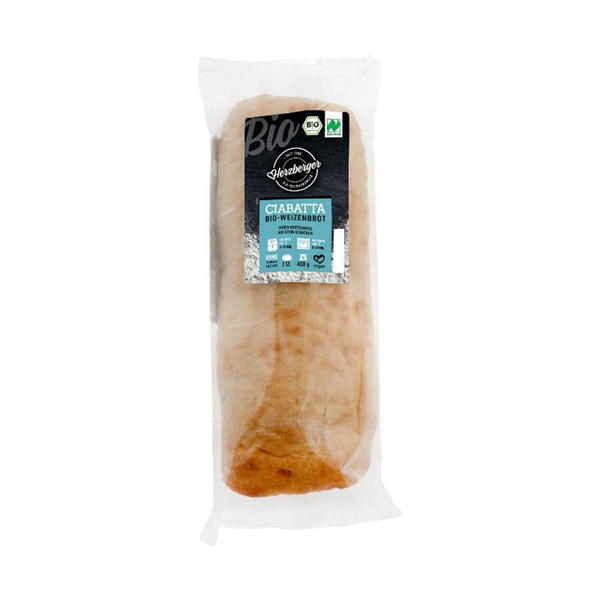 Produktfoto zu Herzberger Bäckerei Ciabatta natur 400g