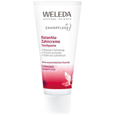 Produktfoto zu Weleda Ratanhia-Zahncreme 75ml