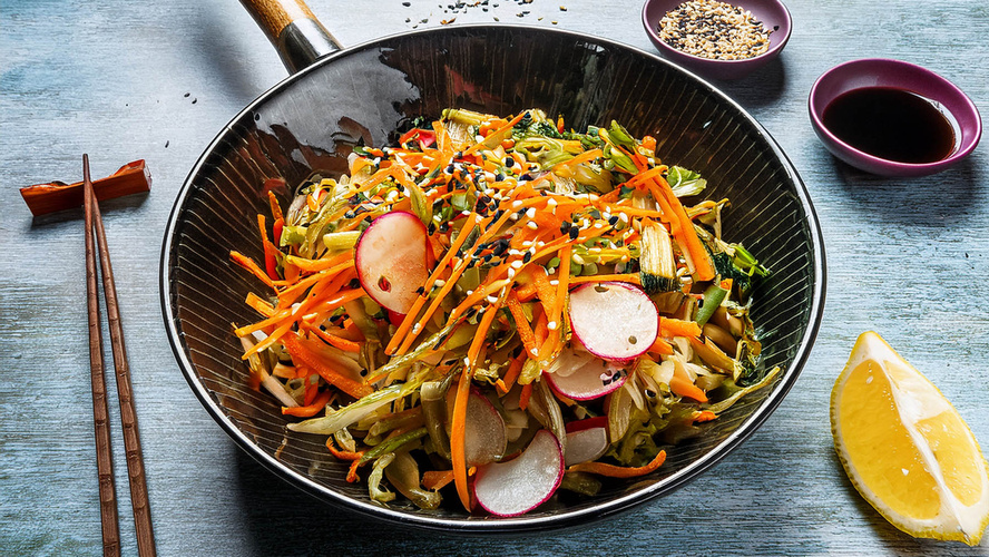 Rezeptbild für Asiatische Rettichpfanne