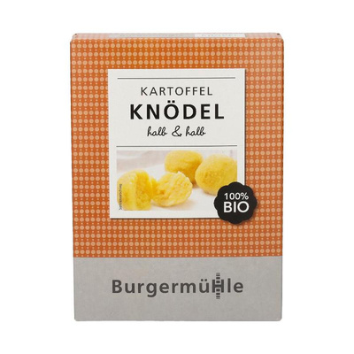 Produktfoto zu Burgermühle Knödel halb&halb 230g