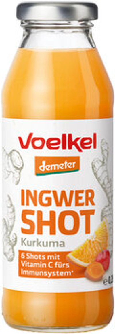 Produktfoto zu Voelkel Shot Ingwer & Kurkuma 280ml