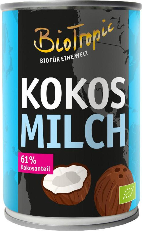 Produktfoto zu Bio Tropic Kokosmilch 400ml