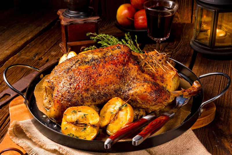 Weihnachtsbraten Geflügel u. mehr