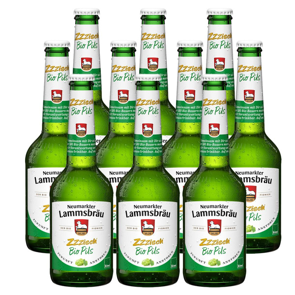 Produktfoto zu Kiste Lammsbräu Zisch Edelpils 10x0,33L
