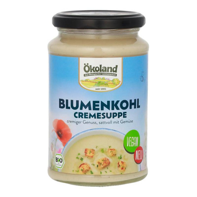 Produktfoto zu Ökoland Blumenkohl Cremesuppe 380ml