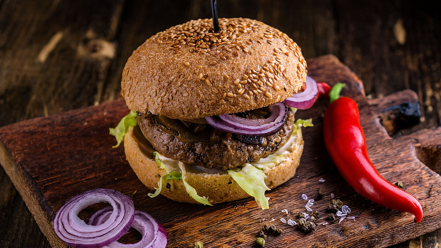 Rezeptbild für High Protein Pilzburger