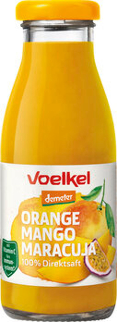 Produktfoto zu Voelkel Smoothie Orange Mango Maracuja 0,25L