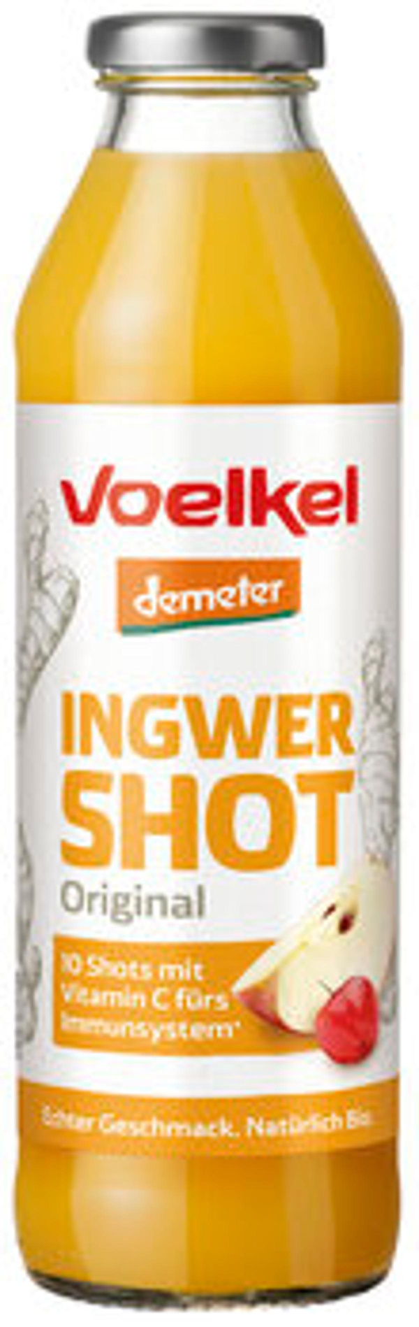 Produktfoto zu Voelkel Shot Ingwer 0,5L