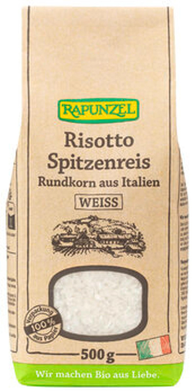 Produktfoto zu Rapunzel Risotto Rundkorn Spitzenreis weiß 500g
