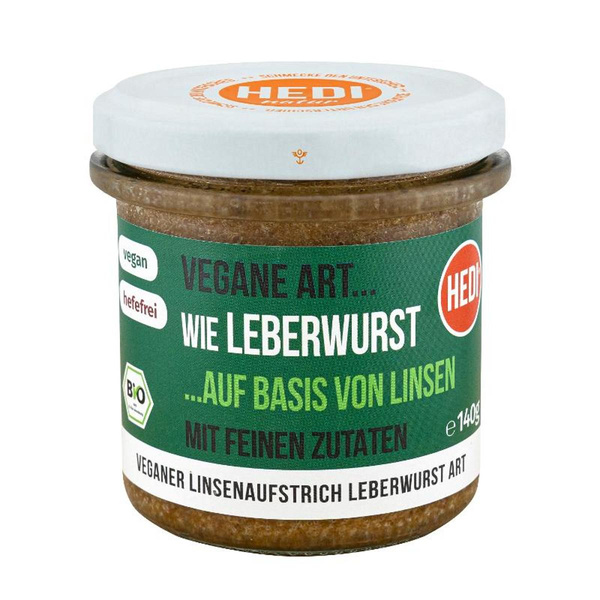 Produktfoto zu Hedi Leberwurst mit feinen Zutaten 140g