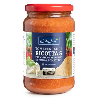 Produktfoto zu Bioladen* Tomatensauce Ricotta & Parmigiano Reggiano 340g