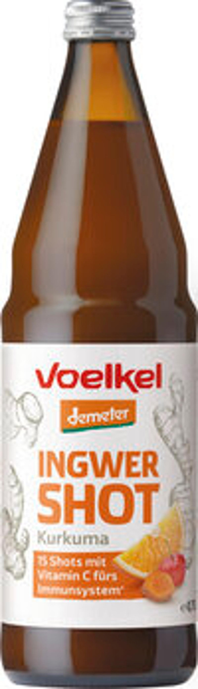 Produktfoto zu Voelkel Shot Ingwer Kurkuma 0,75l