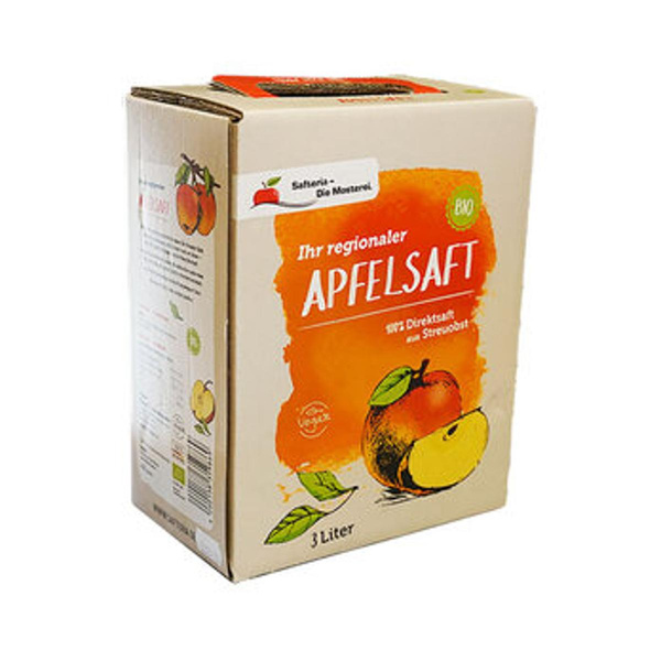 Produktfoto zu Chattengauer Ölmühle Streuobst Saft Apfel 3L