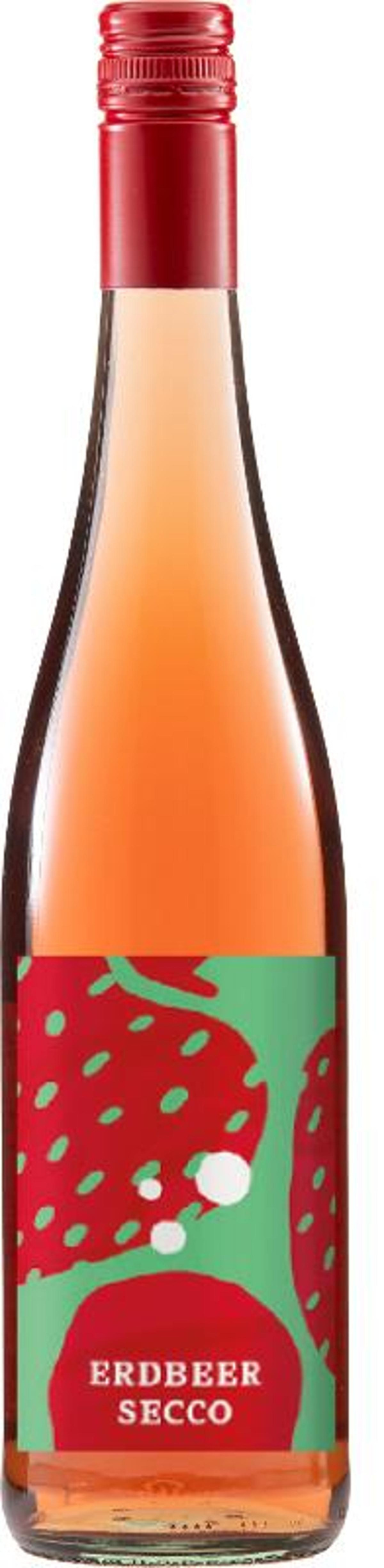 Produktfoto zu Erdbeer-Secco mit Erdbeersaft 0,75L