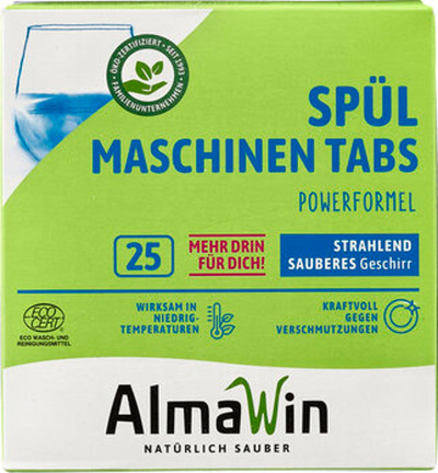 Produktfoto zu Almawin Spülmaschinen-Tabs 25 Stück