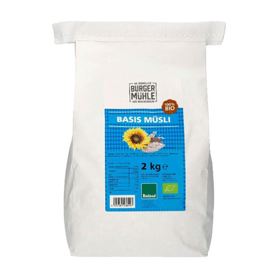 Produktfoto zu Burgermühle Basis Müsli 2kg