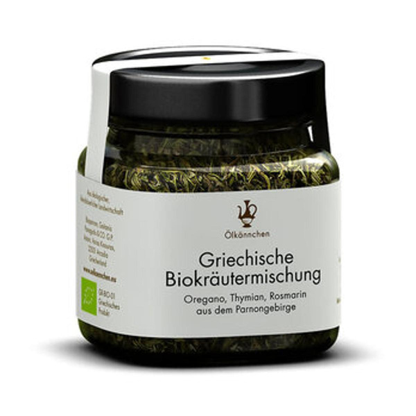 Produktfoto zu Ölkännchen Griechische Biokräutermischung aus dem Parnongebirge 28g