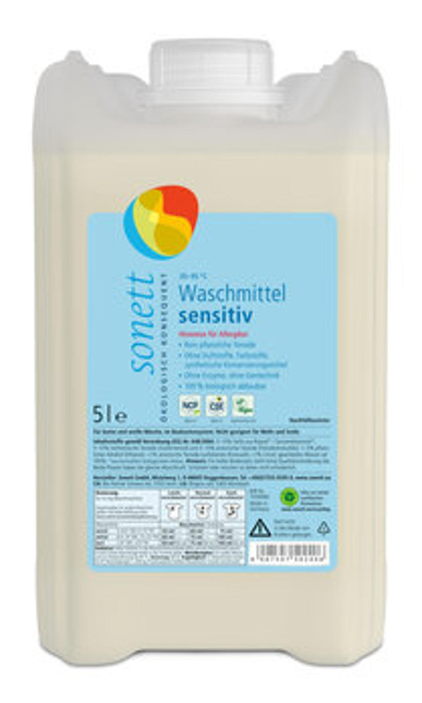 Produktfoto zu Sonett Waschmittel flüssig Sensitiv 10l