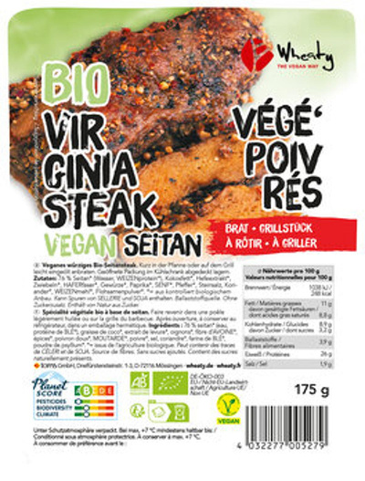 Produktfoto zu Wheaty Virginia Steak 175g