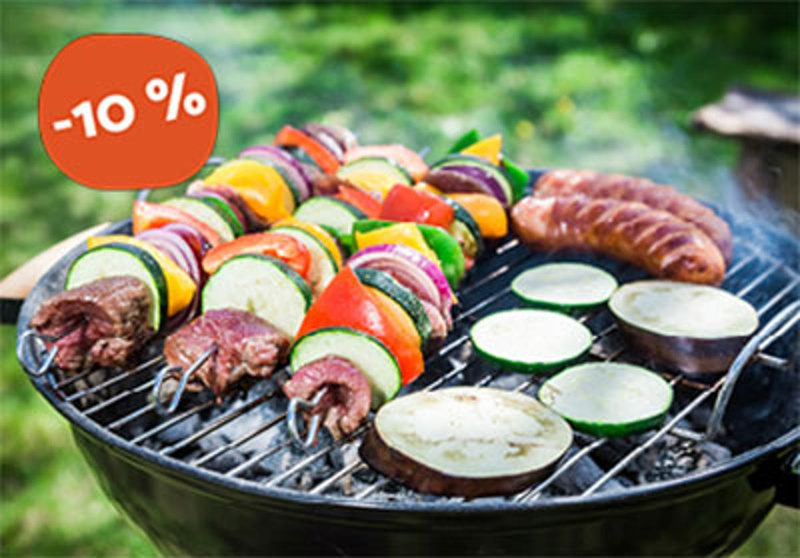 10 % Rabatt auf Grillsaucen & Senf