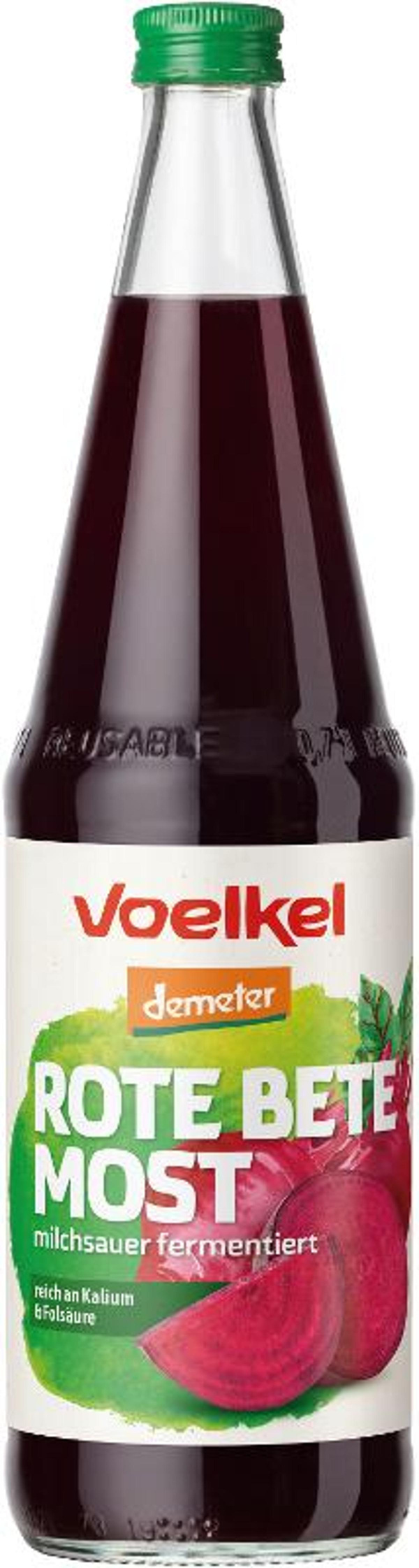 Produktfoto zu Kiste Voelkel Rote-Bete-Most 6x0,7L