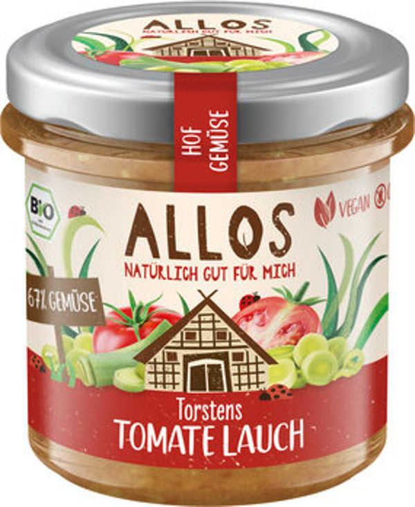 Produktfoto zu Allos Hofgemüse Tomate Lauch 135g