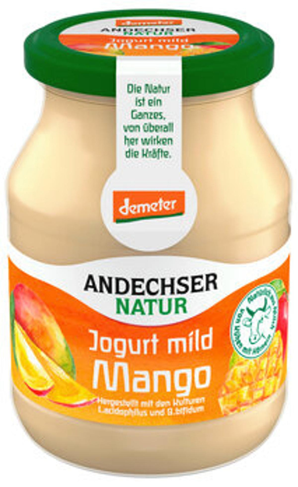 Produktfoto zu Andechser Joghurt Mango 500g
