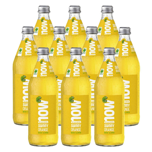 Produktfoto zu Kiste Now Sunny Orange 10x0,5L