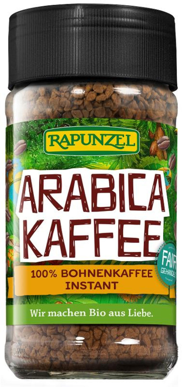 Produktfoto zu Rapunzel Kaffee Instant, Arabica 100g