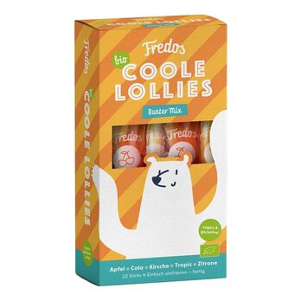 Produktfoto zu Fredo´s Wassereis Coole Lollies bunt, 10 Stück