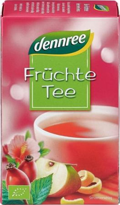 Produktfoto zu dennree Früchtetee 20T