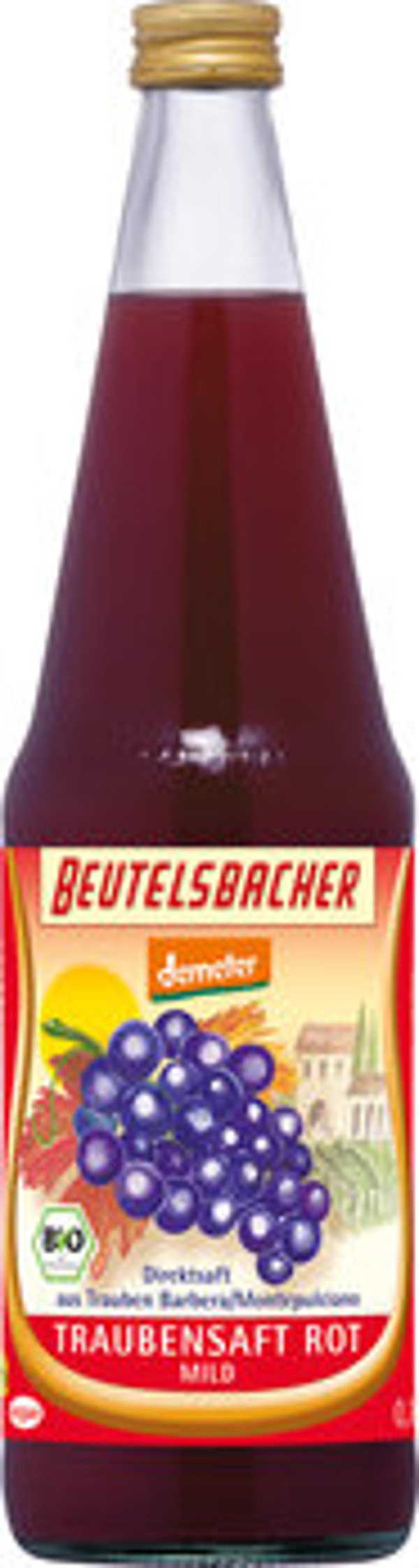 Produktfoto zu Beutelsbacher Traubensaft rot Barbera 0,7L