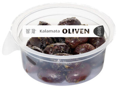 Produktfoto zu Bioverde Kalamata Oliven ohne Stein, mariniert 80g