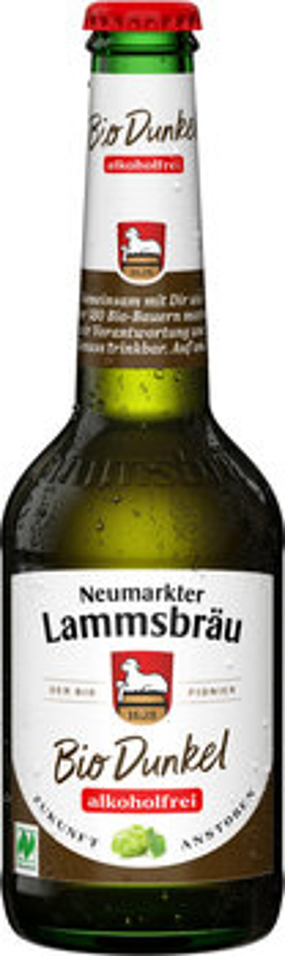 Produktfoto zu Lammsbräu Dunkel alkoholfrei 0,33L