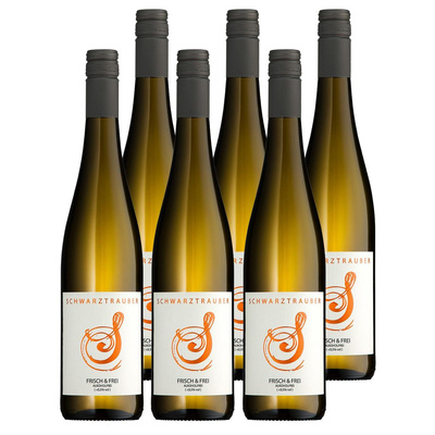 Produktfoto zu Kiste Schwarztrauber "Frisch&Frei" alkoholfrei 6x0,75L