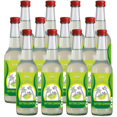Produktfoto zu Kiste Isis Bitter-Lemon 12x0,33L