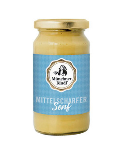Produktfoto zu Münchner Kindl Senf mittelscharf 200ml