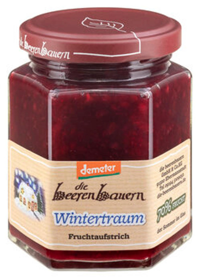Produktfoto zu Die Beerenbauern Wintertraum Fruchtaufstrich 200g