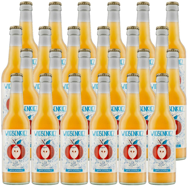Produktfoto zu Kiste Wiesenkiez Apfelschorle 24*0,33L