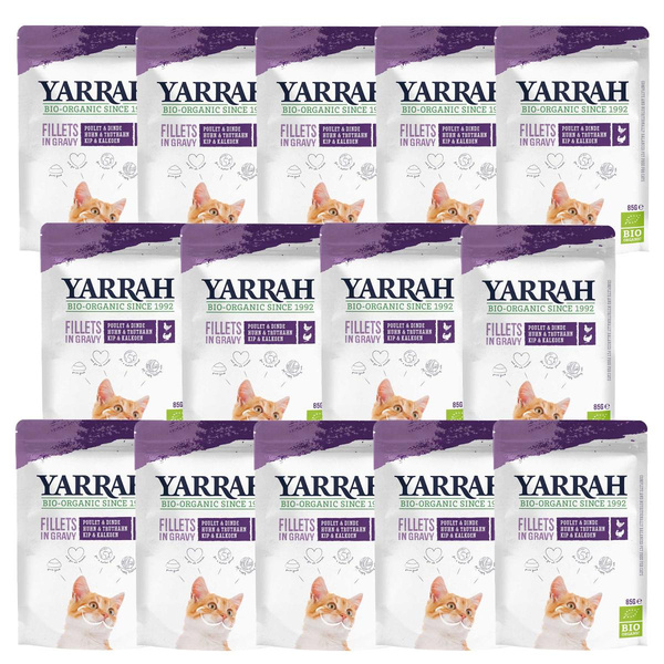 Produktfoto zu Yarrah Katzen Pouch Truthahnfilets in Soße 14x85g