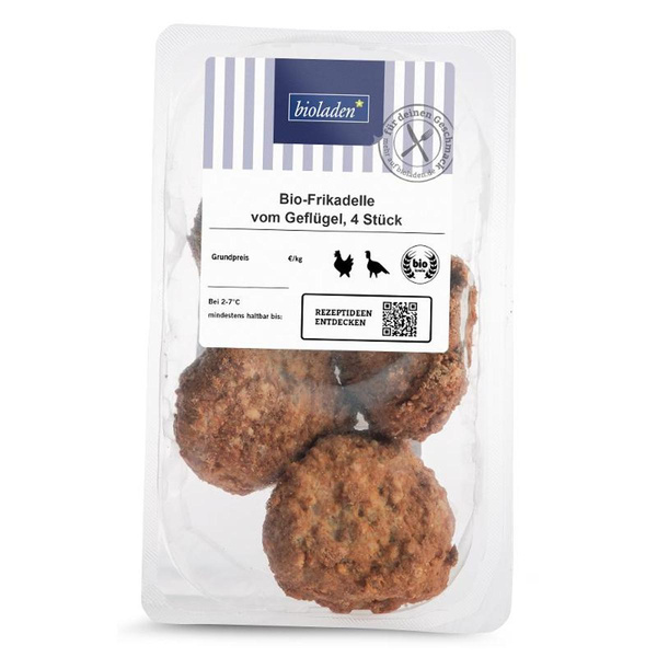 Produktfoto zu Bioladen* Frikadelle - Geflügel 4x85g