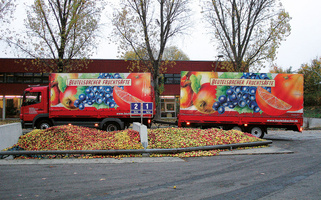 LKW von Beutelsbacher Fruchtsäfte
