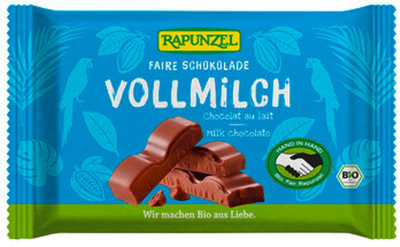 Produktfoto zu Rapunzel Vollmilch Schokolade 100g