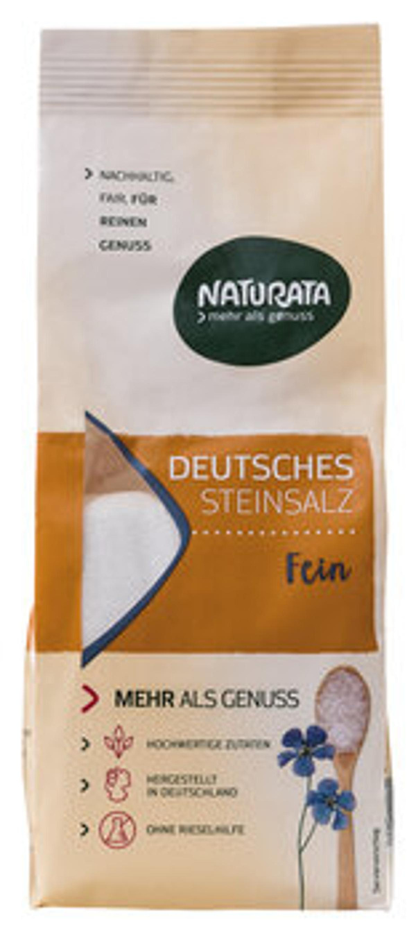 Produktfoto zu Naturata Deutsches Steinsalz 500g