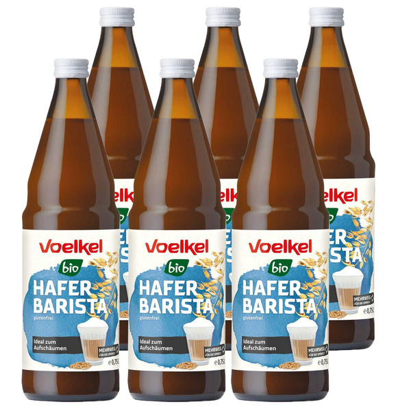Produktfoto zu Kiste Voelkel Haferdrink Barista 6x0,75L