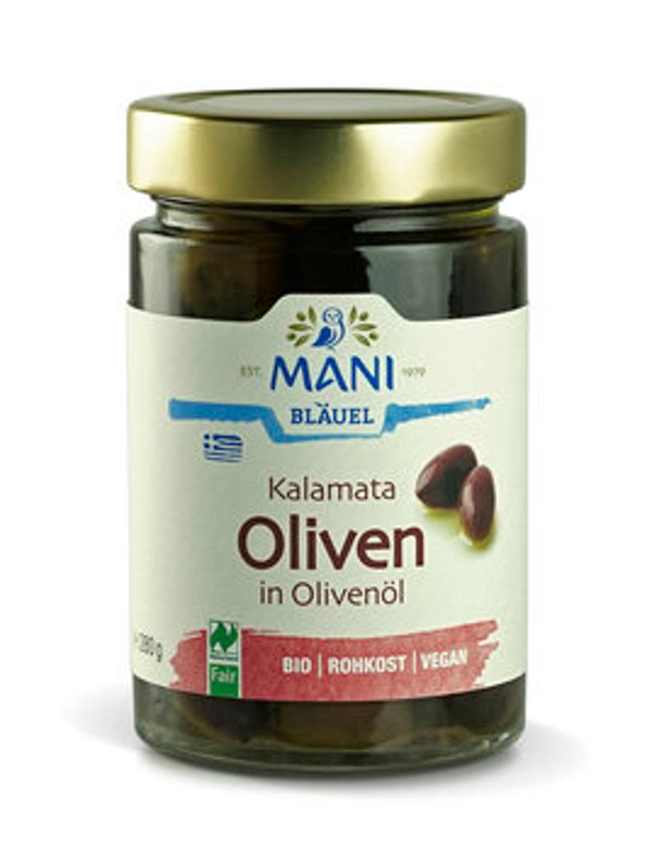 Produktfoto zu Mani Kalamata Oliven in Olivenöl 175g