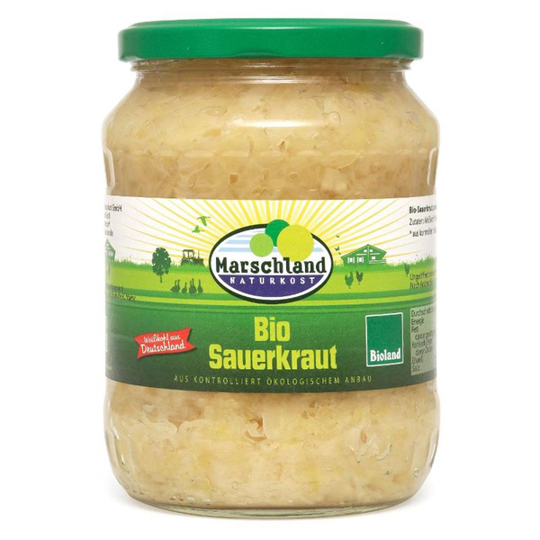 Produktfoto zu Marschland Sauerkraut im Glas 680ml