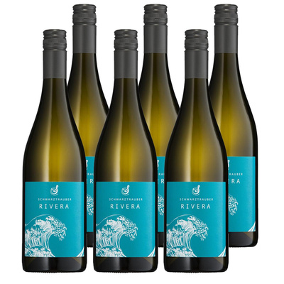 Produktfoto zu Kiste Schwarztrauber Rivera feinfruchtig 6x0,75l