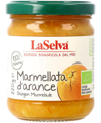 Produktfoto zu LaSelva Orangen Marmelade 220g