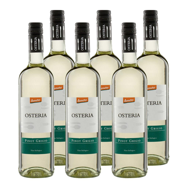 Produktfoto zu Kiste Osteria Pinot Grigio 6x0,75L